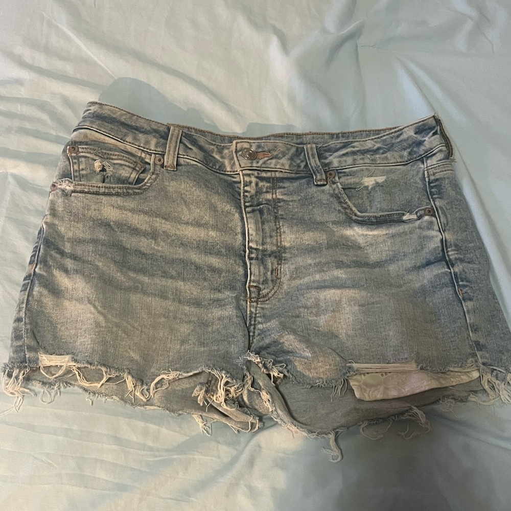 American Eagle Outfitters Light Blue Jean Shorts